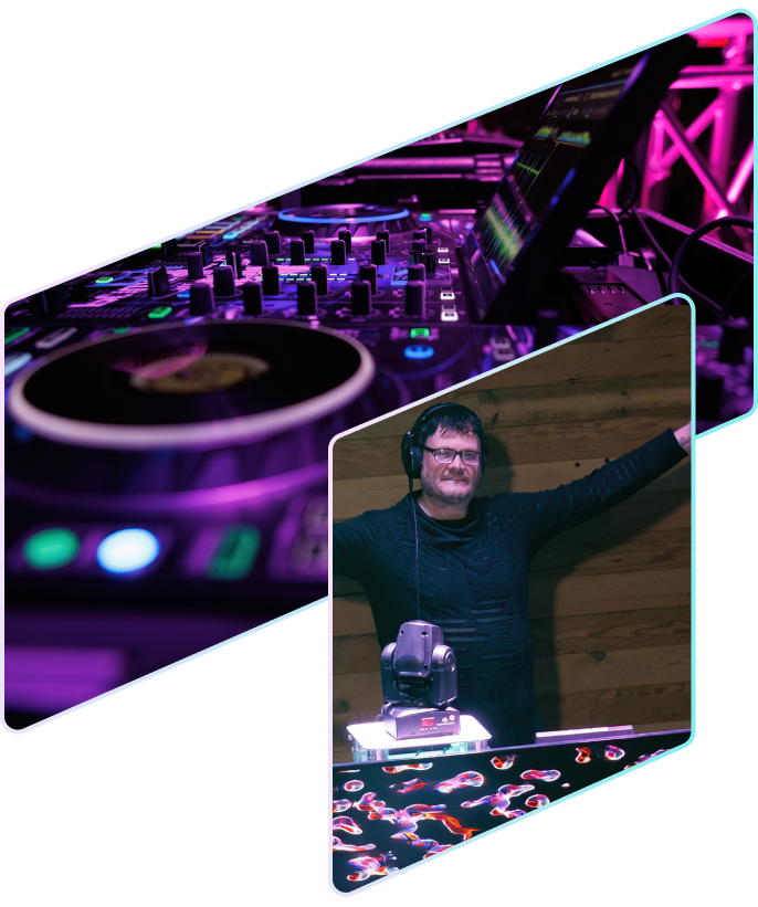 A lively wedding event, hosted by PowerPlay DJ providing full DJ event services.